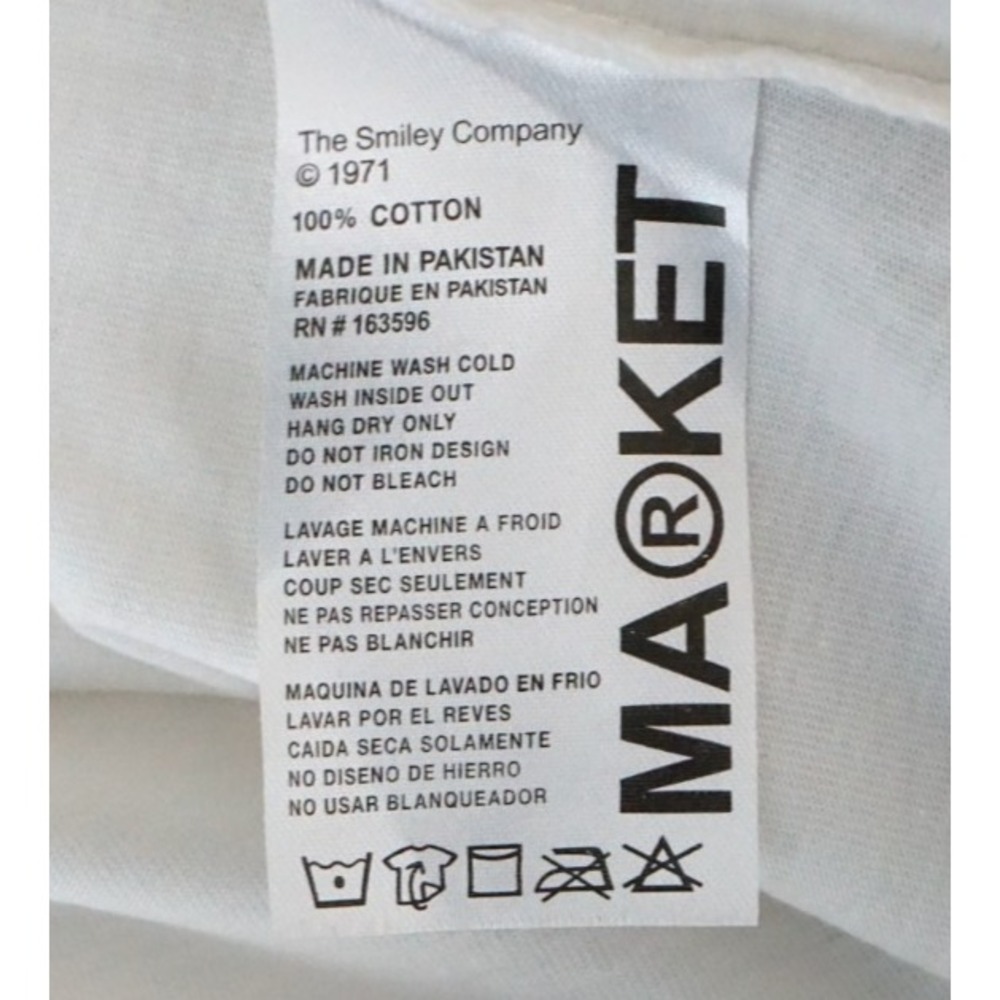 NWOT Market Smiley T-shirt Trust Me Pass That Knowledge‎ Mushroom ~ Medium - Picture 4 of 4